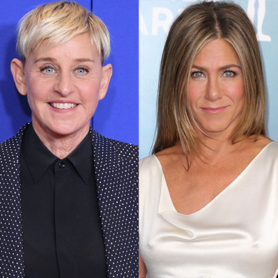 Ellen DeGeneres Is Checking in on Jennifer Aniston Every 30 Mins - E